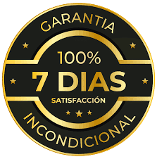 Sello de garantía incondicional de 7 días.