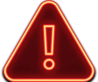 Símbolo triángulo de atención o advertencia.
