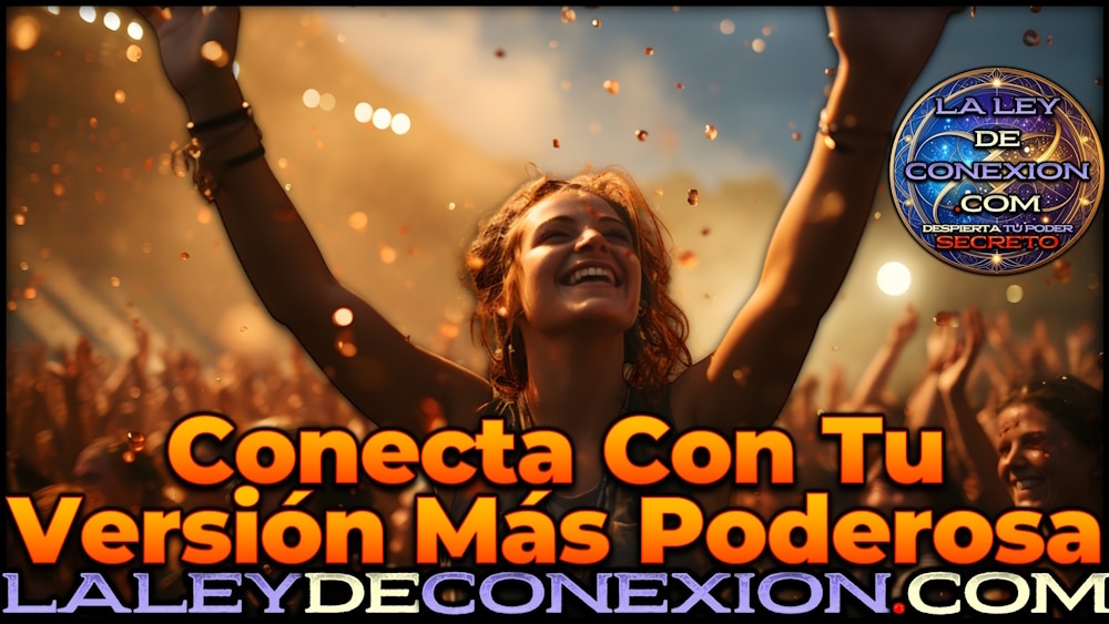 Mujer joven disfrutando de un concierto de música.