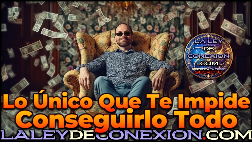 Un hombre con anteojos de sol sentado en un sofá mientras a su alrededor va cayendo dinero como si fuera lluvia.